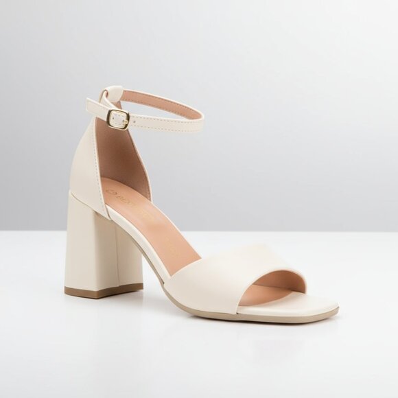 BENVENUTI Leather Wrapped Heel Sandals - Picture 3 of 3